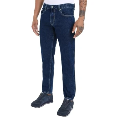 Abbildung von Calvin Klein Jeans Straight Leg, Herren, Größe: 31x34, Denim dark
