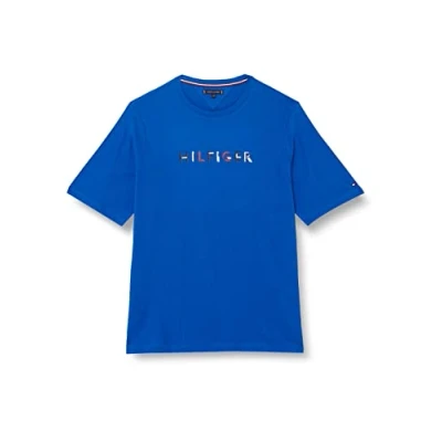 Abbildung von Tommy Hilfiger Monotype TEE Tshirt print, Herren, Größe: XXL, Ultra blue