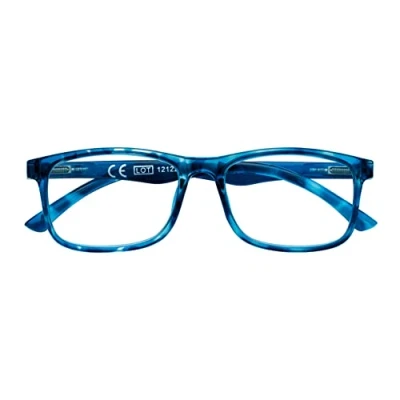 Abbildung von Zippo® Lesebrille mit einem weichen Linienrahmen, ideal für Männer und Frauen, Diopter +3,50, blaue Meeresfarbe