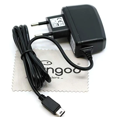Abbildung von Ladegerät passend für Nintendo DS Lite Ladekabel Kabel Netzladegerät OTB mit mungoo Displayputztuch