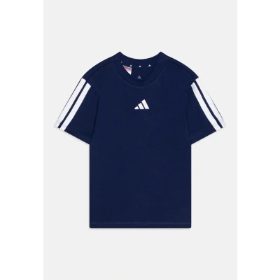 Abbildung von adidas Performance TEE Junior Unisex Tshirt print für Kinder, Größe: 152, Dark blue/white