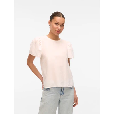 Abbildung von Vero Moda Vmpretty SS WVN GA NOOS Bluse, Damen, Größe: XS, Snow white