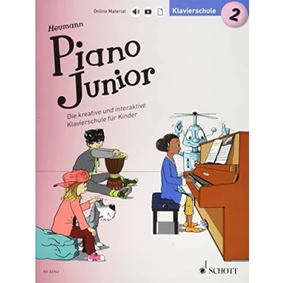 Abbildung von Piano Junior: Klavierschule 2: Die kreative und interaktive für Kinder. Band 2. Klavier. (Piano Junior deutsche Ausgabe, 2)