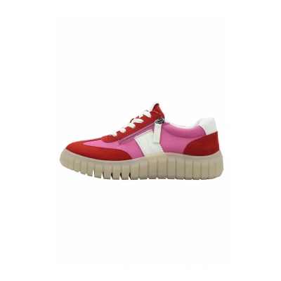 Abbildung von Tamaris COMFORT Damen Sneaker flach mit Chunky Sohle Low Top, Mehrfarbig (Red/Fuchsia), 38 EU