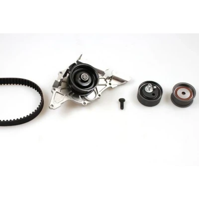 Abbildung von HEPU PK05441 Wasserpumpe + Zahnriemensatz ohne Spannarm, Spannrolle Spanndämpfer, 253 AUDI: A4 B6 Avant, B5 Saloon