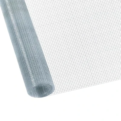 Abbildung von CCLIFE Hühnerzaun Geflügelnetz , Maschenweite 6.3 mm Höhe 100 cm Länge 2/5 m Verzinkt Silber