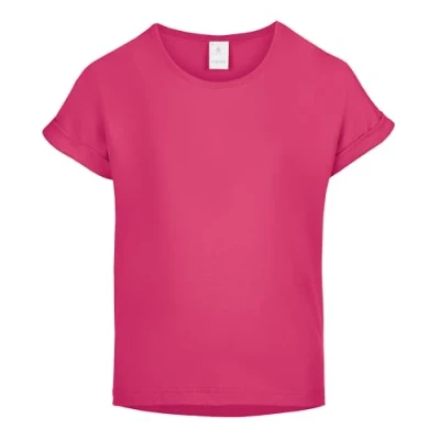 Abbildung von Merry Style T Shirt für Mädchen aus weicher Baumwolle Bequeme Mädchenkleidung MS 468 (Amaranthrot, 146 152 (11 12 Jahre))