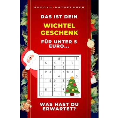 Abbildung von Wichtelgeschenk unter 5 Euro Sudoku Rätselbuch: Das perfekte lustige Geschenk für Rätsel Fans und Menschen mit Sinn Humor