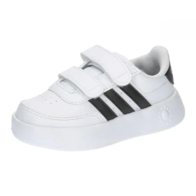 Abbildung von adidas Jungen Unisex Kinder Breaknet 2.0 Shoes Kids Tennisschuhe, Cloud White/core Black/Cloud White, 24 EU