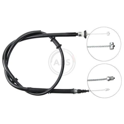 Abbildung von A.B.S. K19948 Handbremsseil 1465 Scheibenbremse für Links /Rechtslenker FIAT: Panda II Hatchback