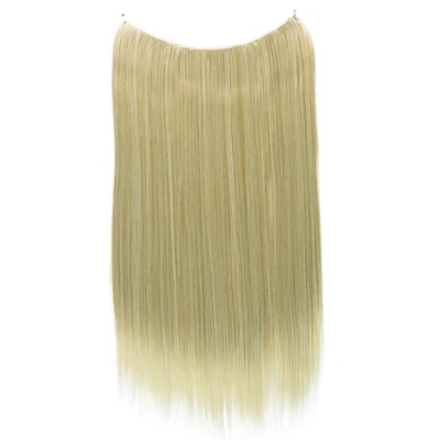 Abbildung von CAISHA 50cm 1 Tresse Extension mit Gummiband Extensions Haarverlängerung Haarteil Glatt Blond Mix E108