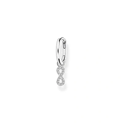 Abbildung von Thomas Sabo Damen Einzel Creole Infinity Zirkonia 925 Sterlingsilber CR704 051 14