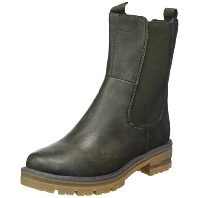 Abbildung von Jana Damen 8 25463 29 707 Stiefelette, Khaki, 39 EU Weit