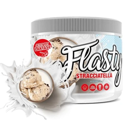 Abbildung von Flasty Geschmackspulver (Stracciatella) 1 x 250g Kalorienarmes Flavour Pulver mit Nur ca. 9 kcal pro Portion bringt es Leben in deinen Quark, Joghurt und vielem mehr.