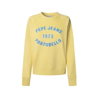 Abbildung von Pepe Jeans BAIA Sweatshirt, Damen, Größe: XS, Lemon yellow