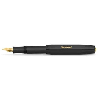Abbildung von Kaweco CLASSIC SPORT Fountain Pen Black BB, 1 St?ck (1er Pack)