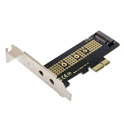 Abbildung von chenyang M.2 NVME auf PCIe 3.0 X1 Adapter NVME/AHCI SSD PCI Express Erweiterungskartenadapter mit 8cm/12cm Steckplatzhalterung
