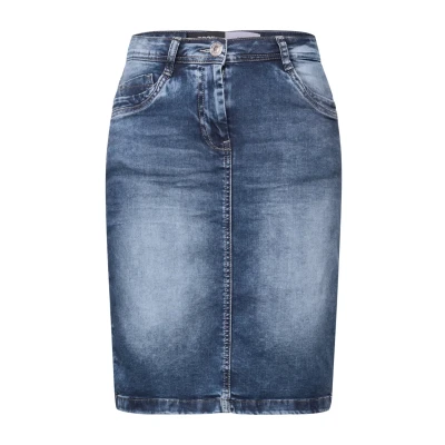 Abbildung von Cecil Jeansrock, Damen, Größe: 34, Blau