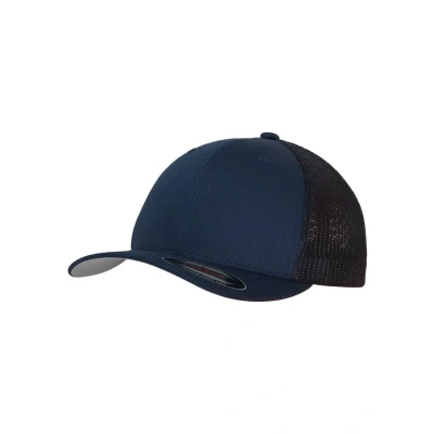 Abbildung von Flexfit Unisex Mesh Trucker Mütze, Navy, S/M