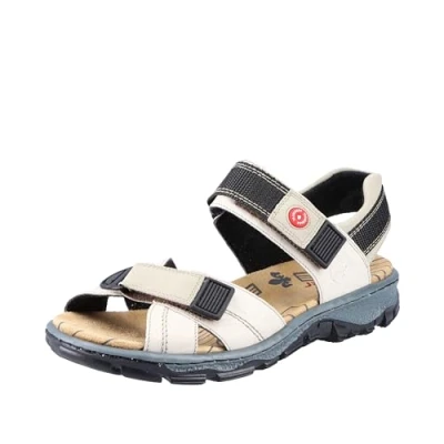 Abbildung von Rieker Damen 68851 Sandalen, Crema Champignon, 38 EU