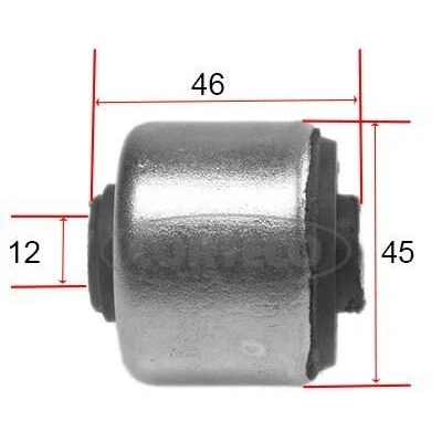 Abbildung von CORTECO 21652448 Querlenkerlager Vorderachse RENAULT: Scénic 1