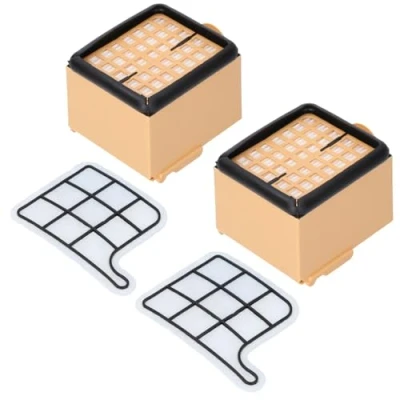 Abbildung von Kenekos Filterset geeignet für Vorwerk Kobold VK 135/136 / 135SC VK135 VK136 2 x Hygienefilter + Motorschutzfilter als Alternative FP 135, 136 FP135, FP136 Zubehör Ersatzteile