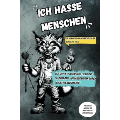 Abbildung von Ich hasse Menschen: Ein humorvolles Mitmachbuch für schlechte Tage: ,,Sarkasmus, Spaß und Selbstironie Dein Wegweiser durch den Alltagswahnsinn.&#039;&#039;