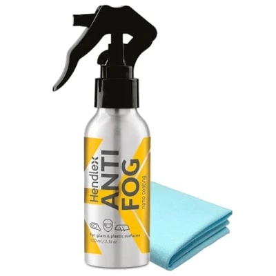 Abbildung von Hendlex Antibeschlag Auto Innen, Autoscheiben, Anti Beschlag Spray für Taucher und Schwimmbrillen
