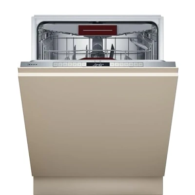 Abbildung von Neff S155ECX06E, N 50, Smarter Geschirrspüler Vollintegriert, 60 cm, Besteckschublade, Spülmaschine Made in Germany, automatische Türöffnung, extrem leise, Oberkorb höhenverstellbar, Schmutzerkennung
