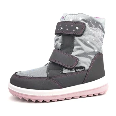 Abbildung von Richter Kinderschuhe Mädchen Winterstiefel Stiefel Grau Freizeit, Schuhgröße:35 EU