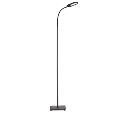 Abbildung von B.K.Licht LED Stehlampe dimmbar, warmweiß bis kaltweiß einstellbar, Touch, Leselampe, Deko Wohnzimmer, Lampe, Deckenfluter, Standleuchte, Wohnzimmerlampe, Schlafzimmer Deko, 21x21x158,6 cm, Schwarz