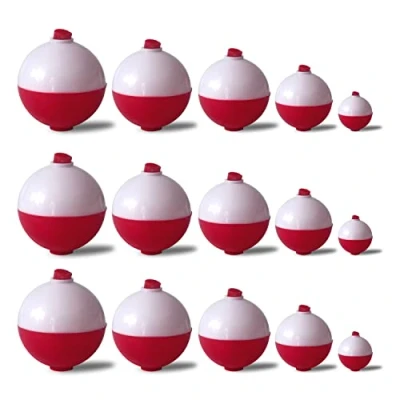 Abbildung von Dingbear 15 stücke (50mm, 45mm, 38mmg, 32mm, 18mm) Rot Pot Bellied Float mehrzweck Angeln Bobber Eva Schaum Schwimmt Angelschwimmer …