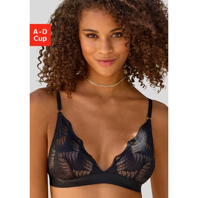 Abbildung von Lascana Triangel BH, Damen, Größe: 70C, Black