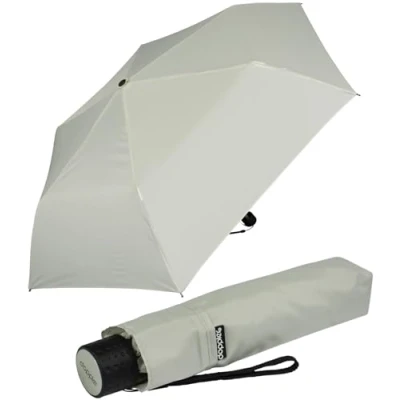 Abbildung von Doppler Regenschirm Mini Taschenschirm Havanna Stick Harmonic beige