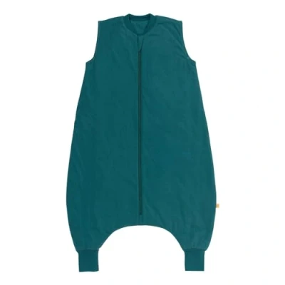 Abbildung von schlummersack Schlafsack mit Füßen Sommer 1 Tog 90 cm dünn Petrol Kinder Beinen für eine Körpergröße 100cm