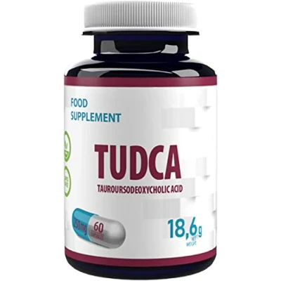 Abbildung von TUDCA (Tauroursodeoxycholic acid) 250mg 60 Vegan Kapseln, Hochdosiert, frei von Gluten und GVO