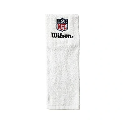 Abbildung von Wilson Football Handtuch NFL FIELD TOWEL, Baumwolle, Mit Klettband, Weiß