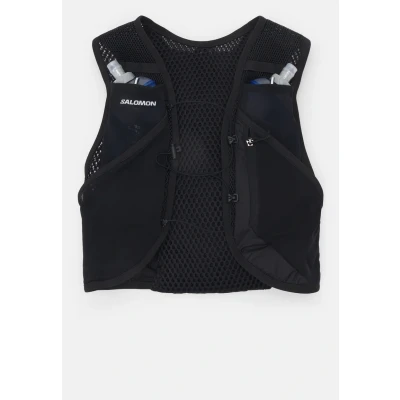 Abbildung von Salomon Active SKIN 4 SET Unisex Trinkrucksack, Größe: Medium, Black/metal