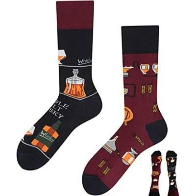 Abbildung von TODO BP LIGHT Dünn Merino Wandersocken für Herren, Damen,Trekking Socken, Atmungsaktiv, 34% Merinowolle Blend Funktionssocken, Outdoor (43 46, Rotwein)