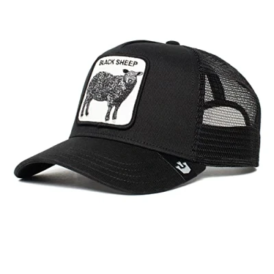 Abbildung von Goorin Bros. Unisex Erwachsene The Farm Original Adjustable Snapback Trucker Hat Baseballkappe, Schwarz (das Schwarze Schaf), Einheitsgröße