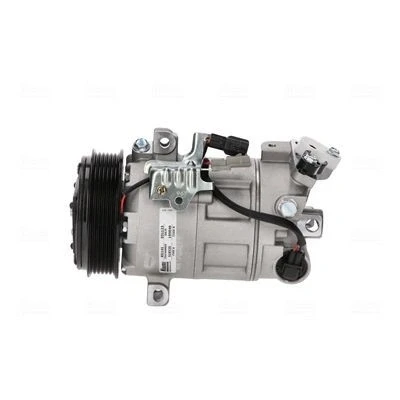 Abbildung von NISSENS 891141 Kompressor 92600 4EB2A 12V PAG 46 YF R134a, R1234yf mit Kompressoröl, Magnetkupplung, ohne Diode NISSAN: Qashqai 2