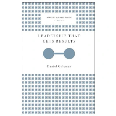 Abbildung von Leadership That Gets Results (Harvard Business Review Classics)