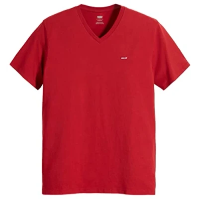 Abbildung von Levi&#039;s Original Tshirt basic, Herren, Größe: Small, Rhythmic red