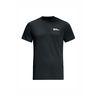 Abbildung von Jack Wolfskin Essential T M Tshirt basic Dark navy grey, Herren, Größe: Small, grey