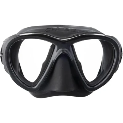 Abbildung von Cressi Unisex Adult Fiji Schnorchel Maske, Schwarz/Schwarz, ONE Size