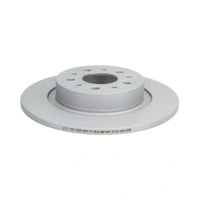 Abbildung von ATE 24.0110 0393.1 Bremsscheibe 264,0 10,0 5 98,0 voll beschichtet FIAT: Tipo Estate, Hatchback, 500L