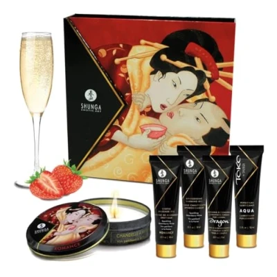 Abbildung von Shunga Sekt Jane SecretSet Erdbeere, Rot, 1 stück