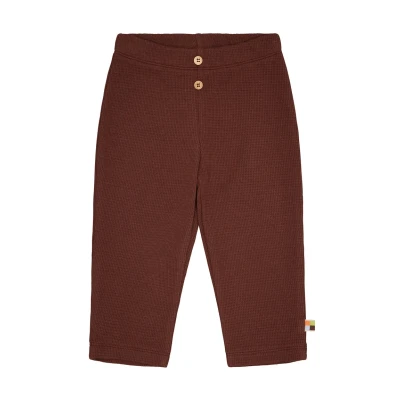 Abbildung von loud + proud Stoffhose für Kinder, Größe: 122/128, Wood