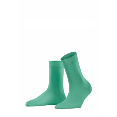 Abbildung von Falke Cotton Touch Socken, Damen, Größe: 39 42, Oceangreen
