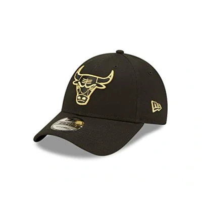 Abbildung von New Era Basketball Kappe Fanartikel Chicago Bulls 9Forty Cap verstellbar schwarz Gold One Size